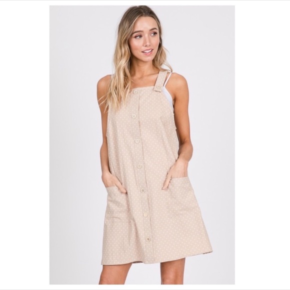 Overall Polka Dot Dress main image 1